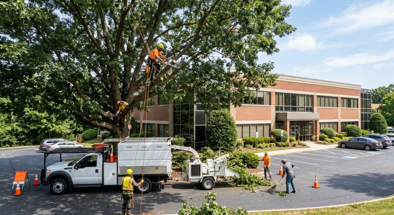 Commercial Tree Trimming project example